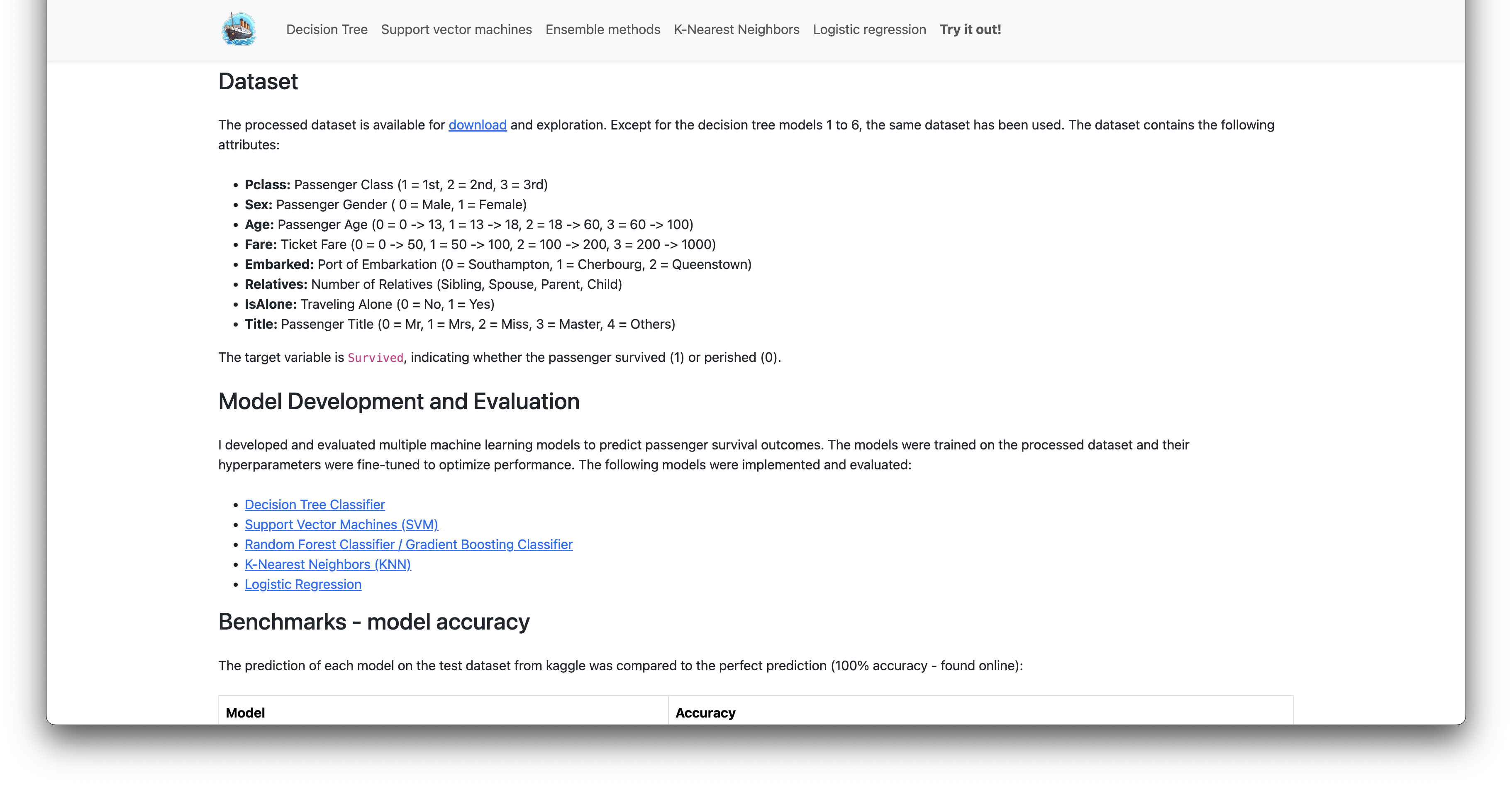 Start Page